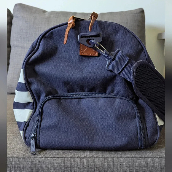 Herschel Dufflebag Navy/White - Picture 4 of 11